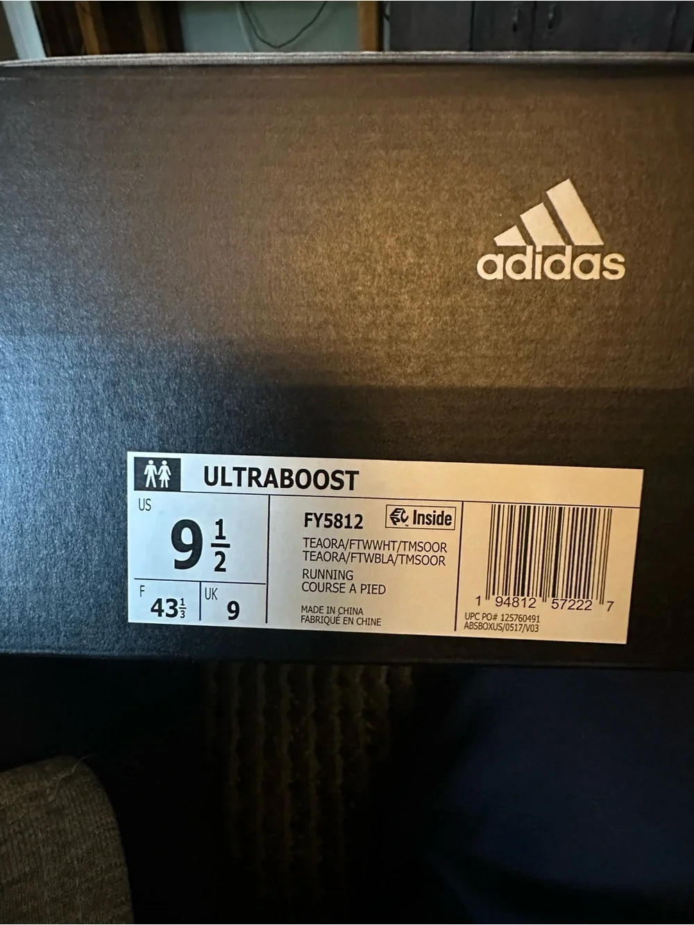 adidas Ultra Boost 1.0 Running Shoes - Orange